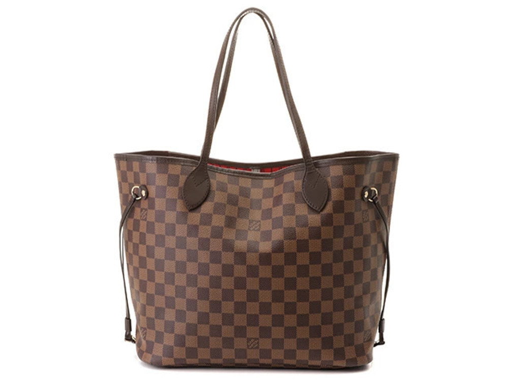 LOUIS VUITTON Neverfull Damier Cerise Red Tote Bag